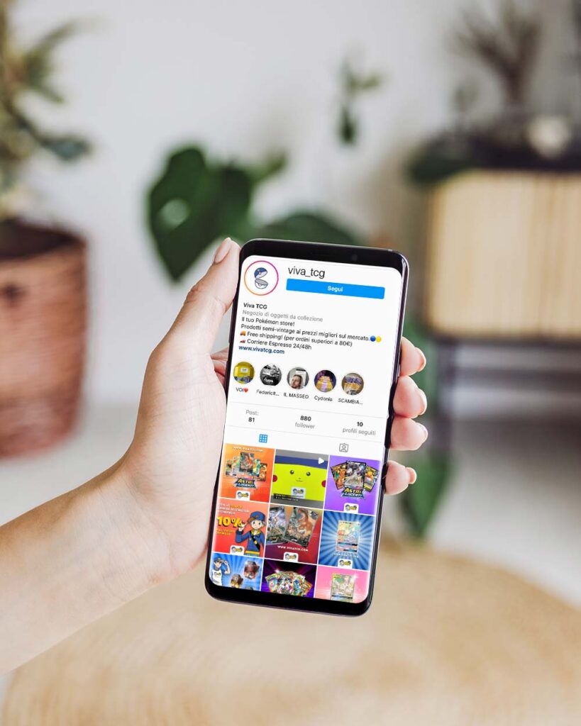 Viva TCG: una collaborazione vincente per un nuovo brand del collezionismo 5 Gestione Social Media di Instagram per VIVA TCG